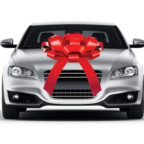 NWT, Giant Red New Car Bow - Picture 1 of 2